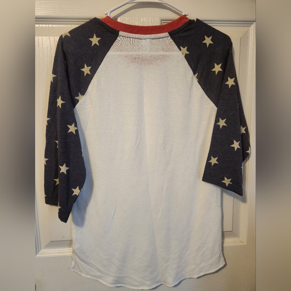 PATRIOTIC TOP SZ S, LADIES, NWOT - Picture 4 of 4